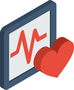 Healthcare EKG icon