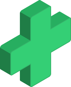 Healthcare green cross icon